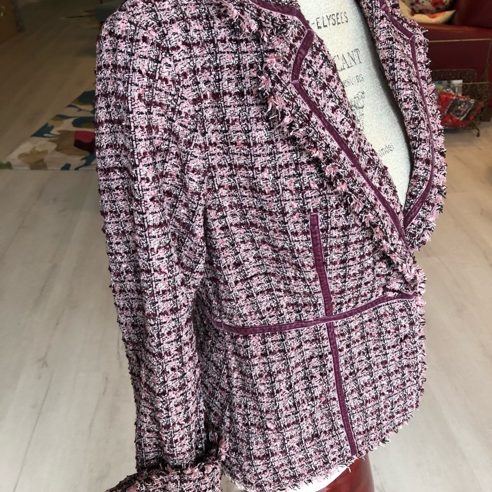 True Meaning Chanel-like Tweed Jacket